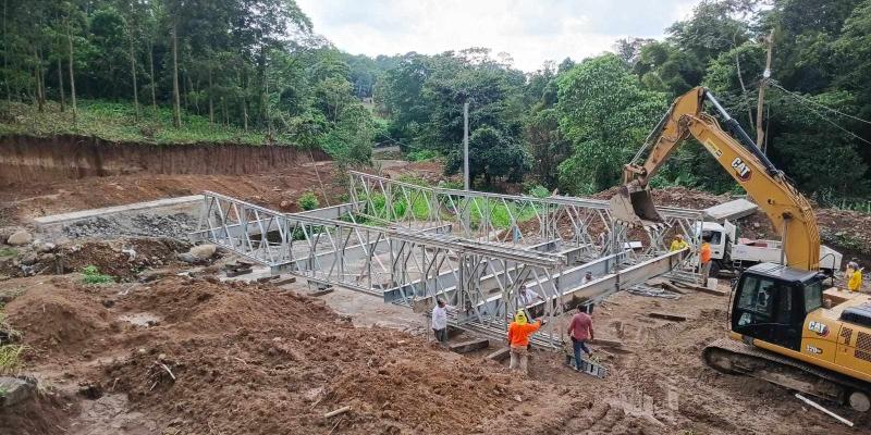 CIV reporta avance en el puente modular de Cito Zarco