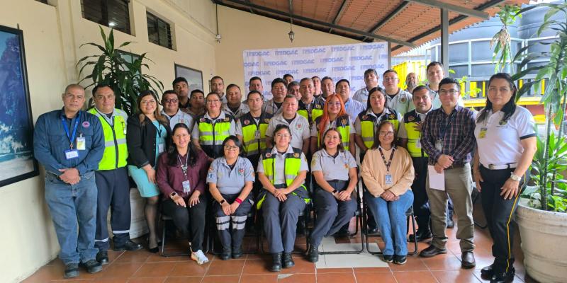  Esta formación, realizada en alianza con la CONRED, busca que el personal esté mejor preparado para actuar de forma rápida y coordinada ante cualquier emergencia