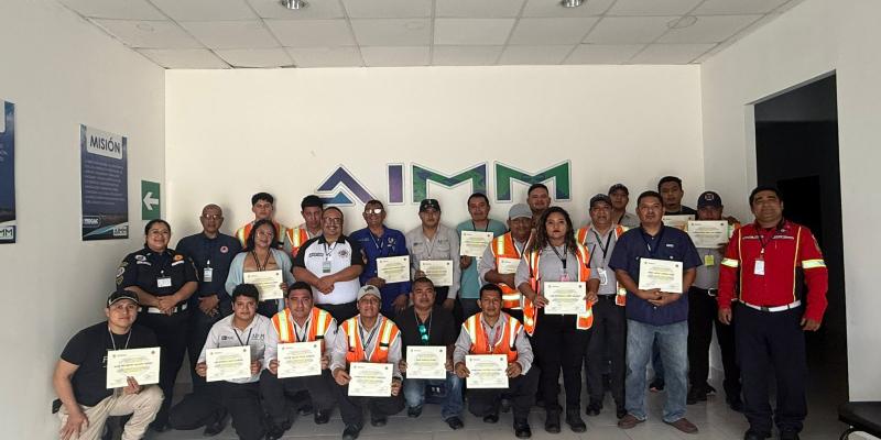 La capacitación fue impartida con el apoyo de la CONRED, a través de la Dirección del Sistema de Comando de Incidentes