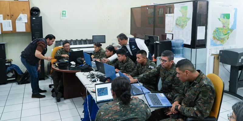 Capacitan a técnicos del Ejército en Sistemas de Información Geográfica