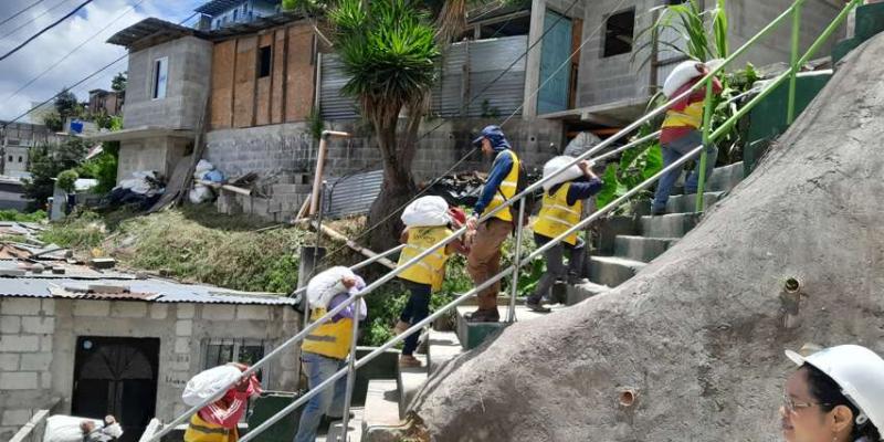 Obra de mitigación de riesgo en Asentamiento María Teresa Caballeros, beneficia a más de mil personas