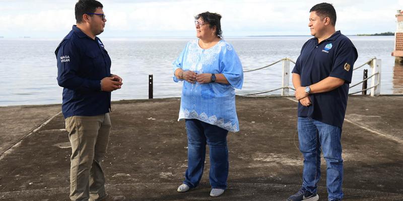 Fortalecen acercamiento con técnicos de DIPESCA en Izabal