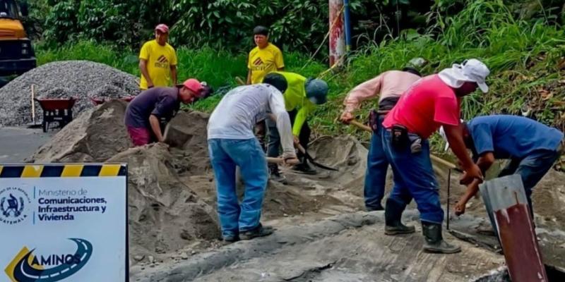 Caminos trabaja en San Marcos para garantizar la seguridad de las familias