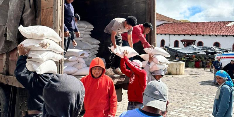 Inicia recepción de alimentos que llegará a más de 14 mil familias