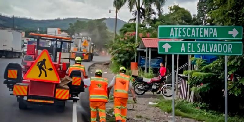 Concluye señalización de la CA-1 Oriente entre Asunción Mita y San Cristóbal Frontera