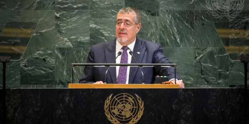 Presidente Bernardo Arévalo ante la ONU
