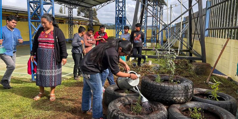 Servidoras cívicas impulsan huertos medicinales