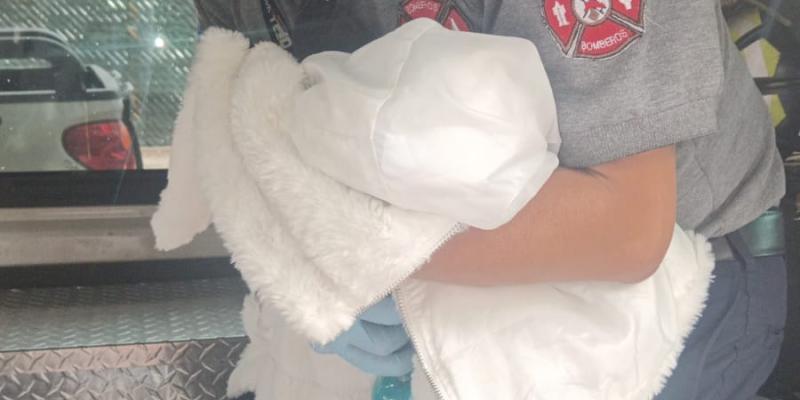 La cigüeña aterriza en el bulevar Juan Pablo II: Bomberos Aeronáuticos asisten parto en plena vía pública.