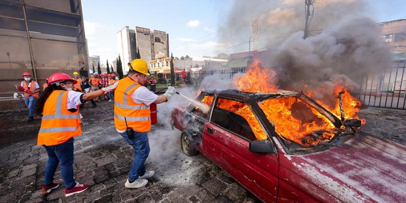 Minfin refuerza capacidades de respuesta en el Rally de Brigadistas del Centro Cívico 13
