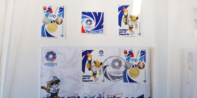 Rinden homenaje al espíritu deportivo con la emisión postal de los Juegos Centroamericanos 2025