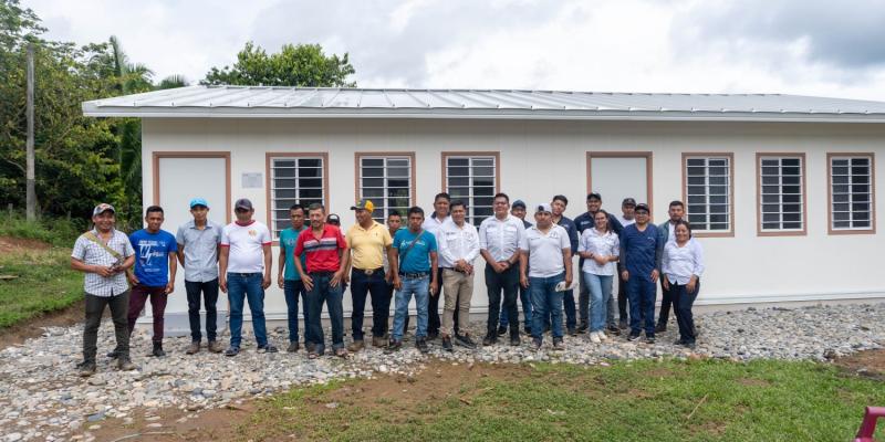 Entregan módulo prefabricado para servicios de salud en el Ixcán, Quiché