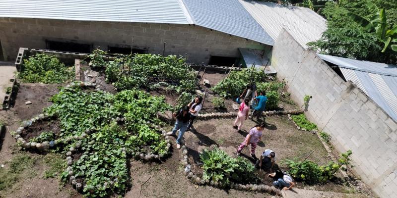 Impulsan huertos pedagógicos y buena alimentación en escuelas de Zacapa