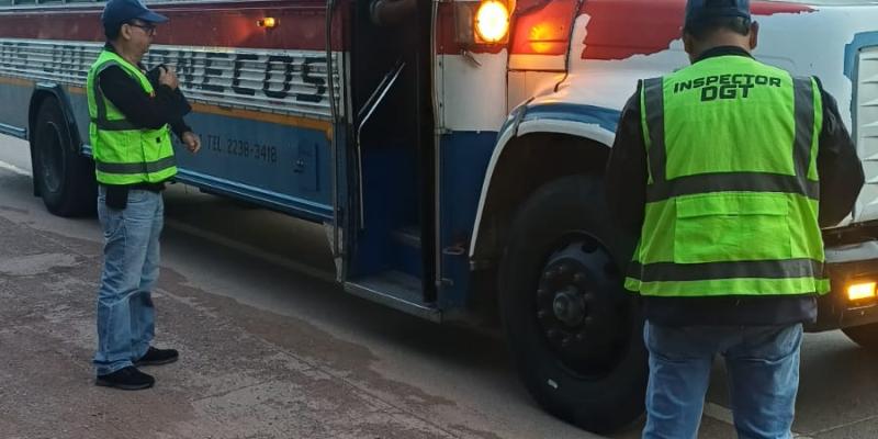 DGT fortalece el control y la seguridad vial en San Antonio La Paz, El Progreso