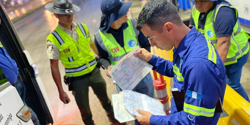 Provial Y DGT apoyan en el fortalecimiento del control al transporte extraurbano en operativo interinstitucional