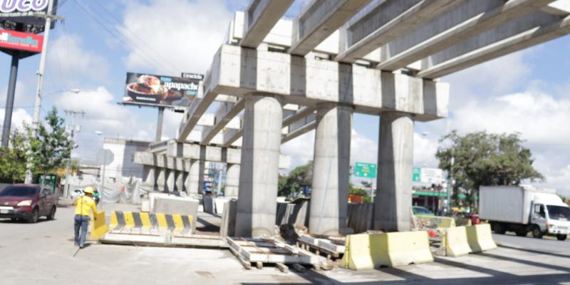 Habrá cierre nocturno en calzada Roosevelt por trabajos en paso a desnivel