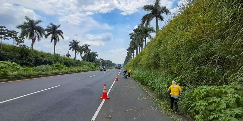 Limpian la autopista Palín–Escuintla: retiran maleza y basura de la carretera 
