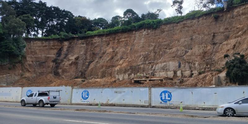 Usan tecnología láser para evitar nuevos deslizamientos en la CA-1 Oriente 