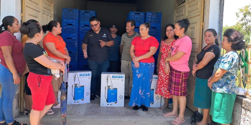 Productores de El Progreso, Jutiapa fortalecidos con insumos para buenas prácticas