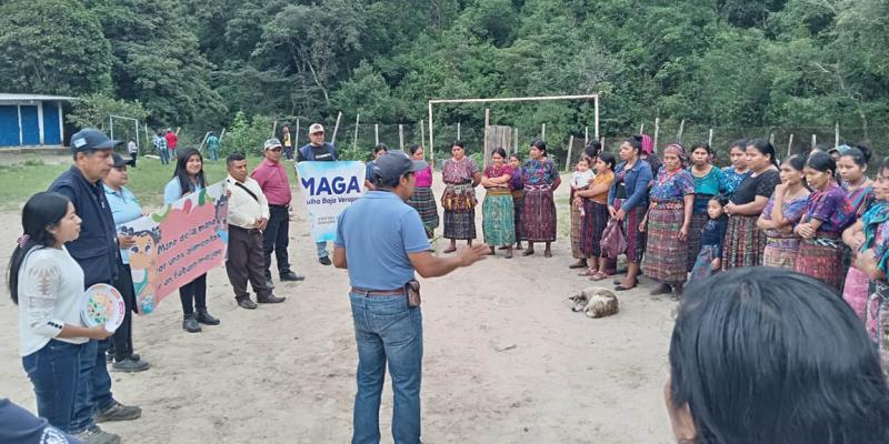 Promueven alimentación saludable en Purulhá