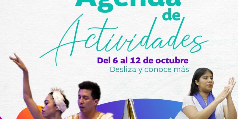 Agenda cultural 6 al 12 de octubre