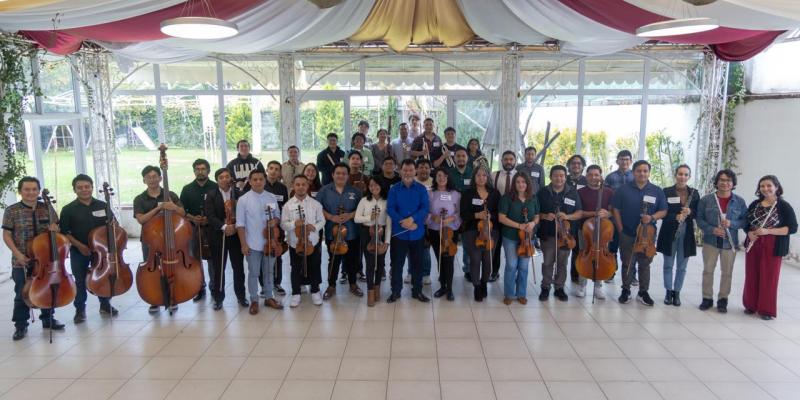 Histórico primer ensayo de la Orquesta Sinfónica Regional de Occidente