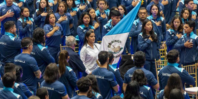 Juramentación atletas Juegos Centroamericanos 2025