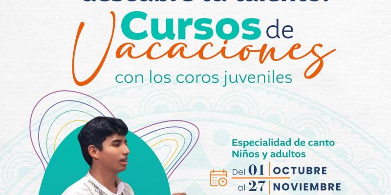 cursos de expresión vocal y coral del MCD