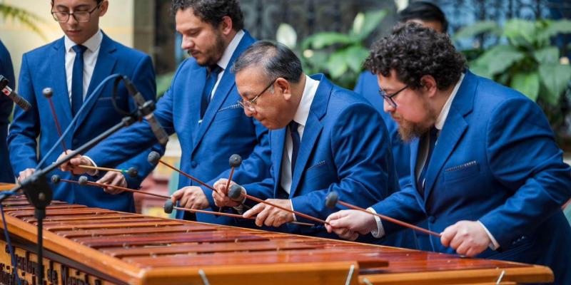 Concierto de marimba por el natalicio de Miguel Ángel Asturias