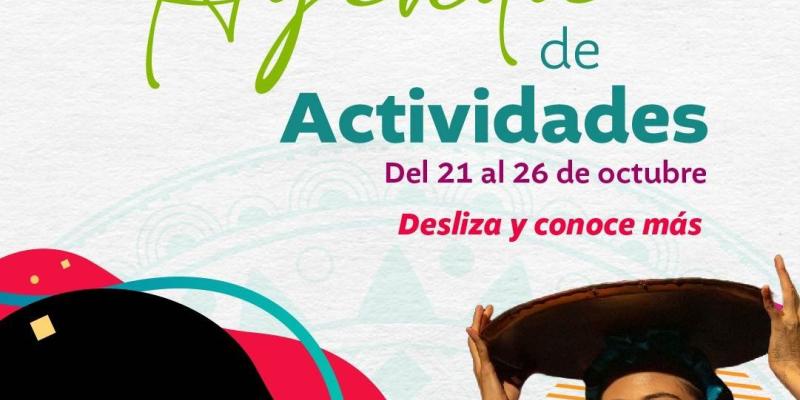 Agenda de actividades 21 al 26 de octubre
