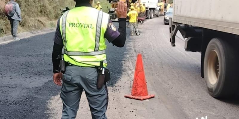 Trabajos en la ruta Interamericana avanzan con apoyo de Provial en Sololá