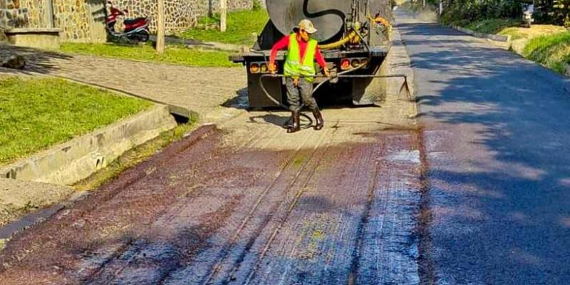 Avanza el recapeo entre Ipala y San Luis Jilotepeque