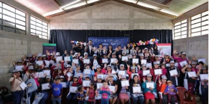 59 nuevos agentes de cambio fortalecerán la seguridad alimentaria y nutricional en Jalapa