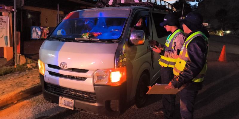 DGT realiza operativo en San Marcos para reforzar la seguridad del transporte extraurbano