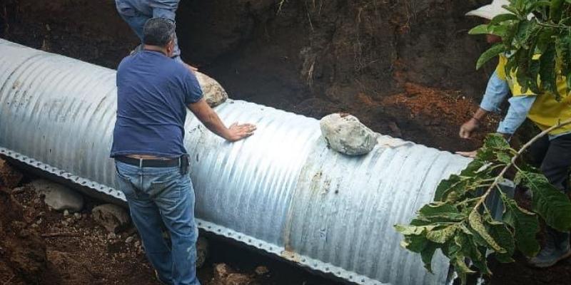 Obras de protección y drenaje garantizan conectividad en áreas rurales de Jalapa