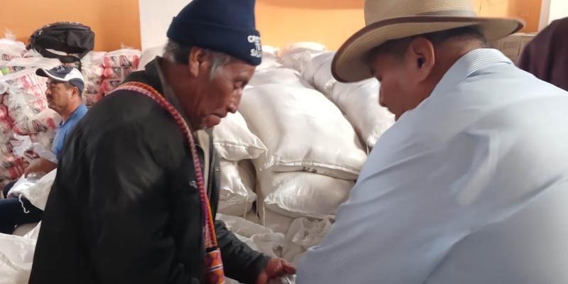 Asistencia alimentaria llega a familias de Sacapulas