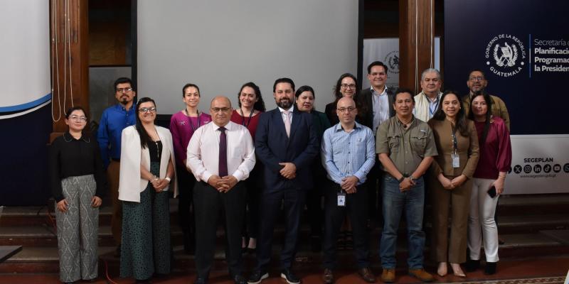 La misión oficial de CEPAL visitó el país para establecer una hoja de ruta conjunta con SEGEPLAN).