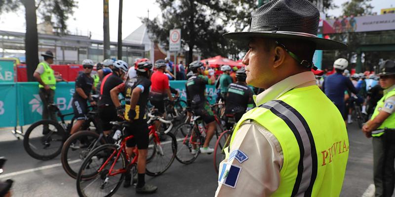 Provial garantizó seguridad vial durante la Vuelta Ciclística a Guatemala 2025