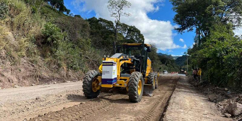 Primera obra bajo Ley de Infraestructura Vial Prioritaria: rehabilitan 16.4 km hacia la frontera de La Ermita-Anguiatú