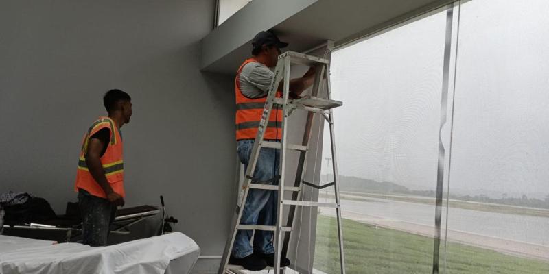 Aeropuerto Internacional Mundo Maya continúa con la renovación de su imagen 
