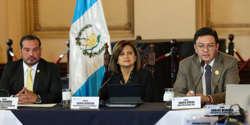 Presentación de resultados en la reunión del Sistema Migratorio Guatemalteco