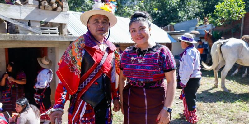 Odilia Pedro Pedro tiene 24 años y es un ejemplo en su comunidad. 