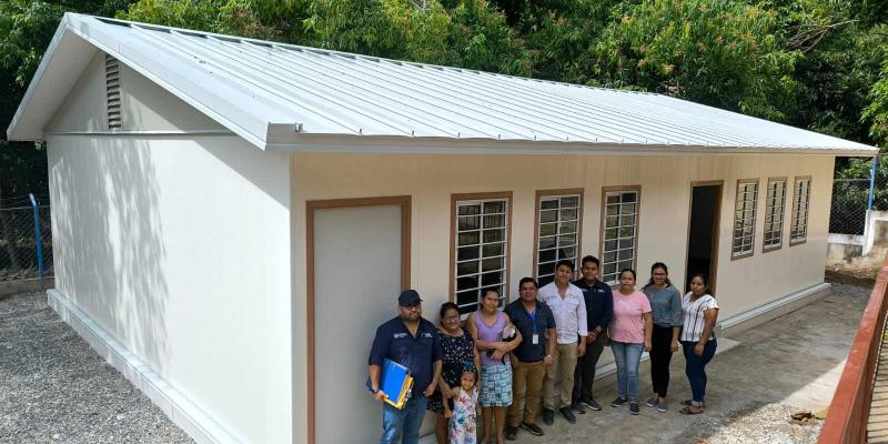 Educación más cerca de la comunidad: nuevo módulo escolar mejora el aprendizaje de la niñez en Comaja
