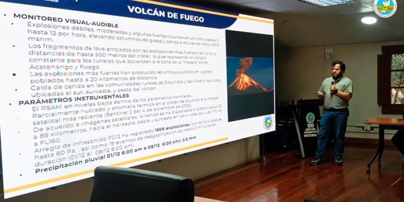 Insivumeh presenta panorama hidrometeorológico y volcánico para la semana del 8 al 14 de diciembre