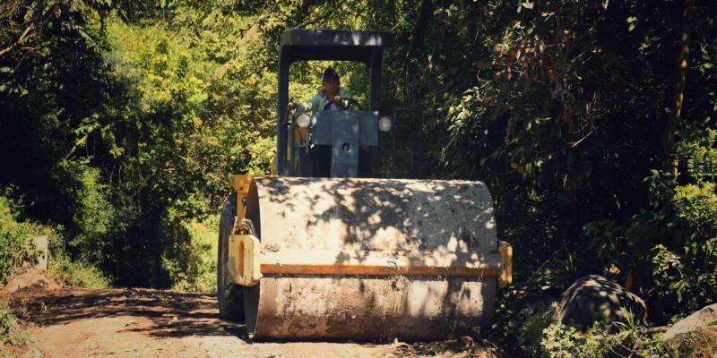 Mejoran ruta en Santa Catarina Mita en beneficio de más de 8 mil personas