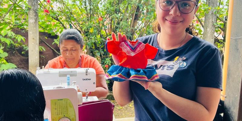 indumentaria maya Ch’orti’ en miniatura