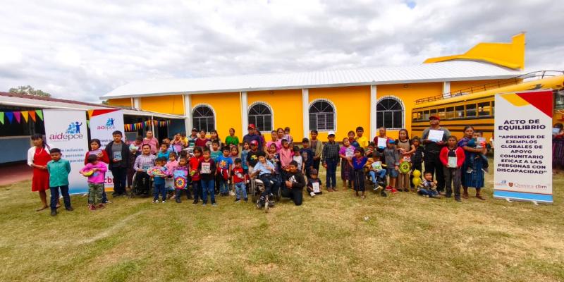 Cubulco celebra el Día Internacional de las Personas con Discapacidad con arte comunitario