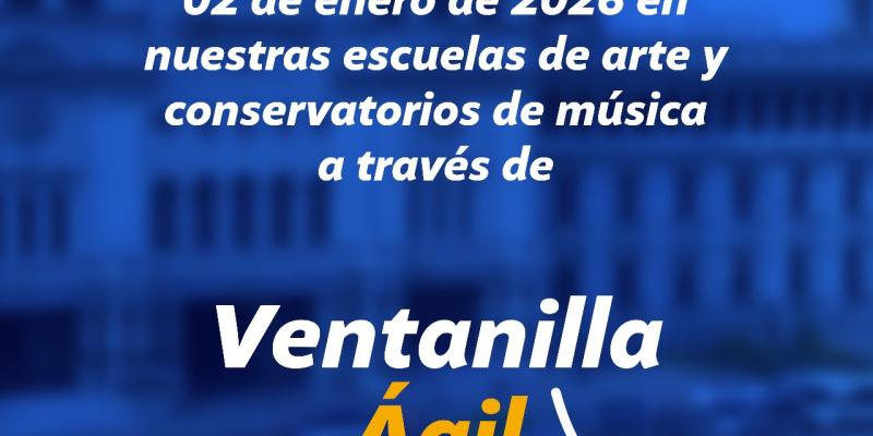  Inscríbete en Escuelas y Conservatorios