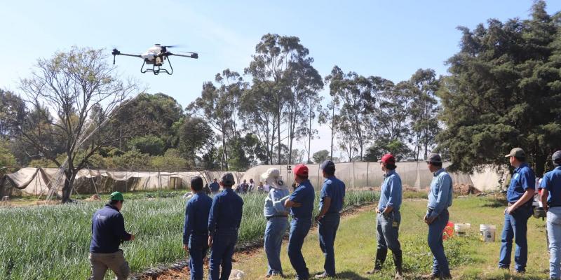 Estudiantes fortalecen competencias técnicas mediante el uso de drones agrícolas