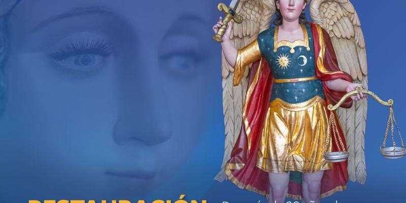 Restauración de la imagen de San Miguel Arcángel