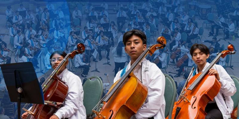 Orquesta Nacional de artistas en formación